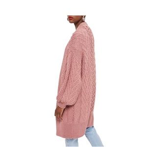 NWT. Topshop Long Open Front Cardigan